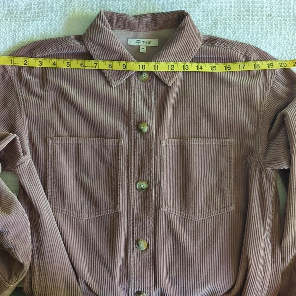 Madewell - Corduroy Kentwood Oversized Shirt Jacket - XS - Picture 12 of 13